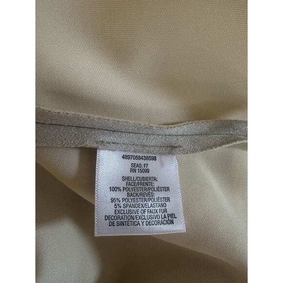 Faux Suede Coat & Fur Collar (removable) Women’s XL NEW Simply Styled by Sears - Picture 6 of 9